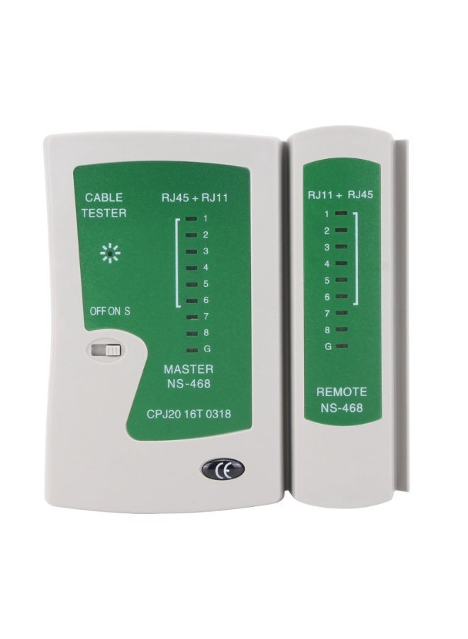 في كوم جهاز اختبار كابل الشبكة RJ45 RJ11 RJ12 Cat5 Cat6 UTP LAN أداة تتبع خط الهاتف - Image 2